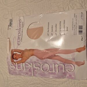Euroskins Convertible adult dance tights  L/XL Theatrical Pink NEW